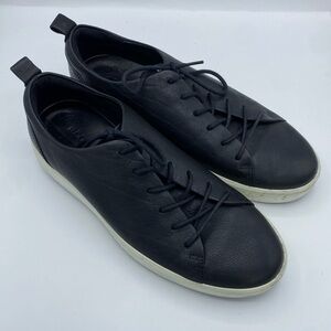 Ecco Soft 8 Leather Sneakers Black Danish Design size 43 US 9/9.5